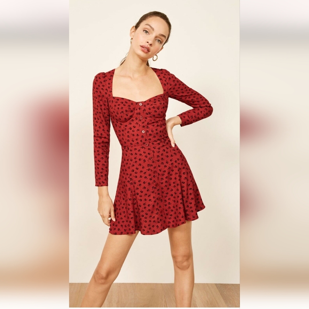 Reformation Milla button down dress